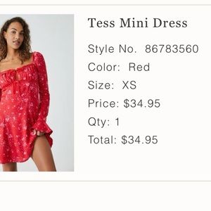 Free people size XS